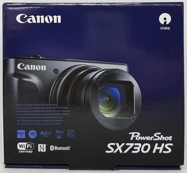 Produktbild Canon PowerShot SX730 HS (24 - 960 mm, 20.30 Mpx, 1/2,3'')