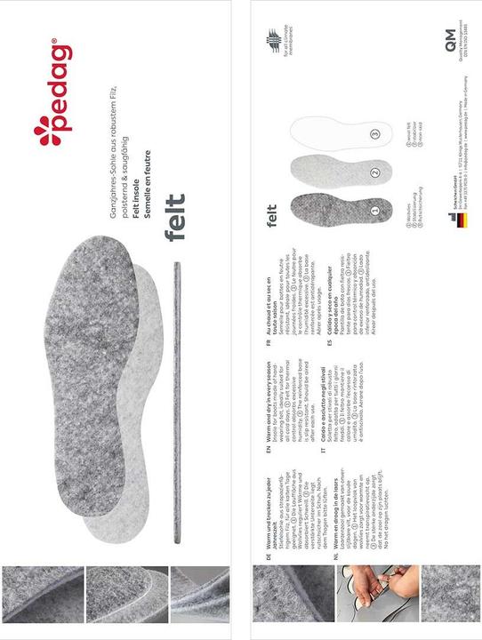 Actual product image Pedag Felt