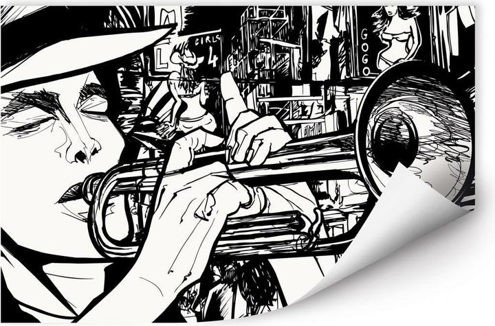 Actual product image Trenddeko Sound of a Street Musician (45 x 30 cm)
