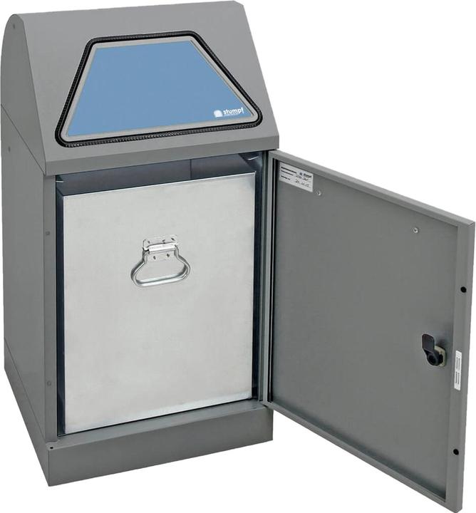 Actual product image kaiserkraft System recyclable waste collectors, manually operated flap (45 l)