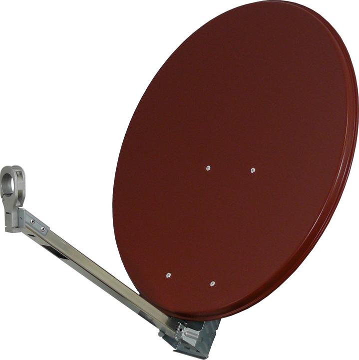 Televes Aluminum reflector 67x71cm brick red S660-Z (Flat antenna, 37 dB, DVB-S / -S2)