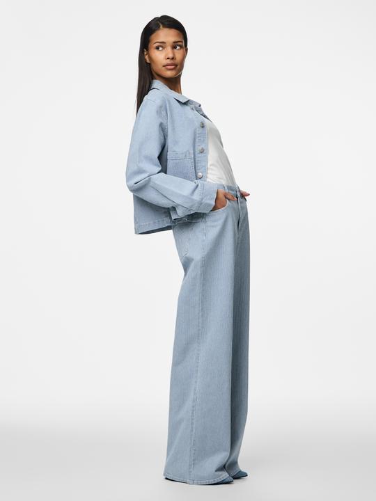 Produktbild Pieces PCBILLO MW GESTREIFTE Wide Fit Jeans (XS)