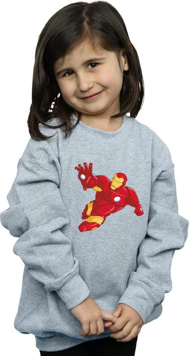 Immagine prodotto Iron Man Simple Felpa Ragazze (140, 146)