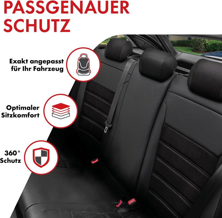 Immagine prodotto Walser Coprisedile per Opel Corsa D (S07) 07/2006-08/2014, 1 coprisedile posteriore