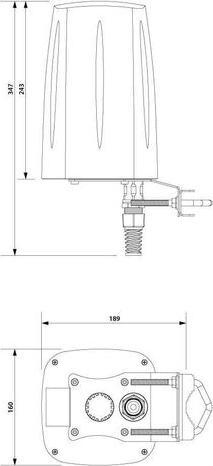 Produktbild Teltonika LTE-Antenne QuSpot A950S Outdoor Gehäuse für RUT-950 (3G, GSM)