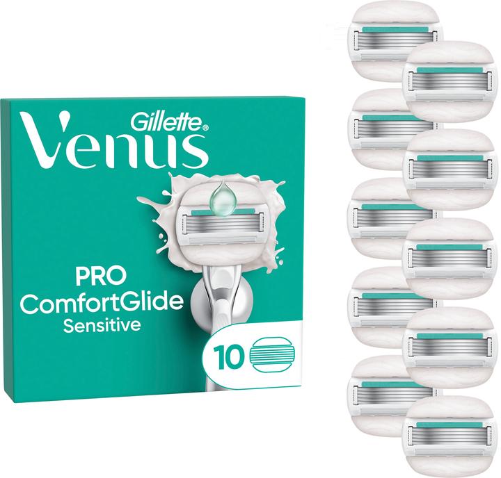Gillette Venus Comfortglide Sensitive Systemklingen Ersatzklingen 10er (10 x)
