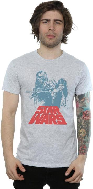 Produktbild Star Wars Han Solo Chewie Duet TShirt (XXL)