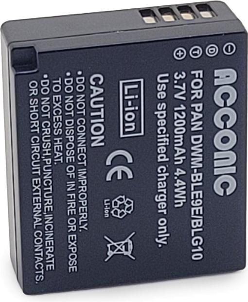 Produktbild Acconic Platinum Akku f. Panasonic DMW-BLG10 DMW-BLE9 DMC-GF3 DMC-LX85 DMC-LX100 (Akku)