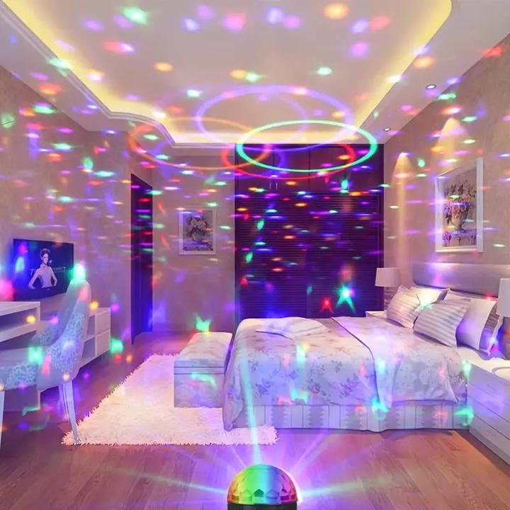 Produktbild ASMI Magisches LED Mini Sound Disco Partylicht (Stromversorgung über USB)