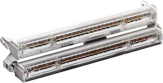 Image du produit Hager HAG KM22A Rail de serrage PE/N 2x22 bornes 10x16 + 12x10qmm