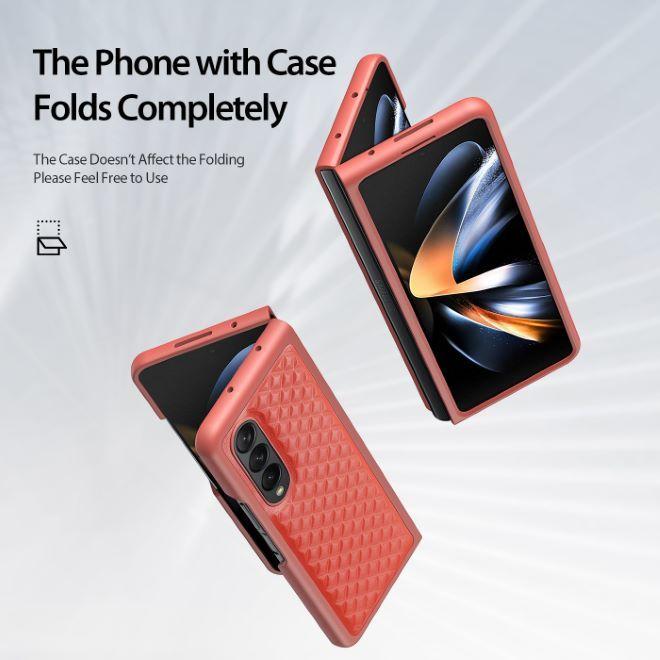 Actual product image Dux Ducis Venice Series Genuine Leather Case (Samsung Galaxy Z Fold4)