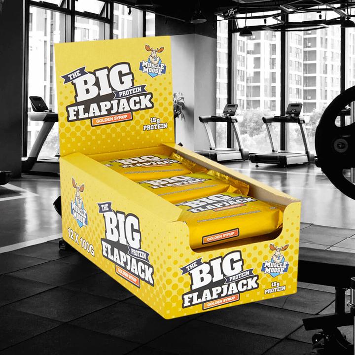 Immagine prodotto Muscle Moose Flapjack proteico grande (Sciroppo d'oro, 1 pz., 1493 g)