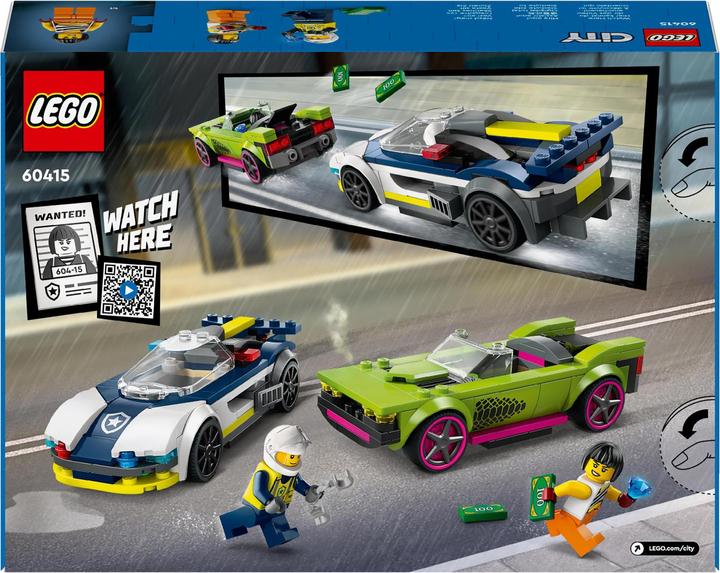 Produktbild LEGO Verfolgungsjagd mit Polizeiauto und Muscle Car (60415, LEGO City)