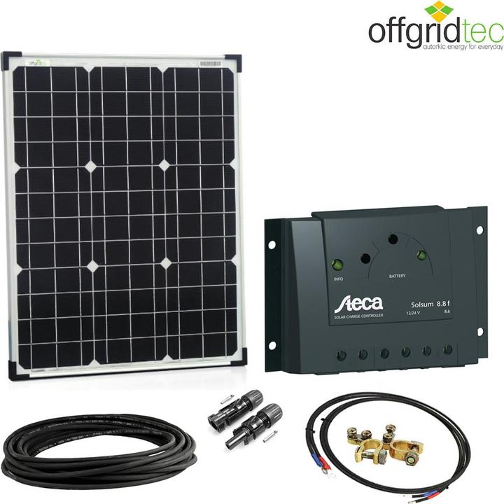 Produktbild Offgridtec Solar Bausatz 50w - 12V Solar-Set (50 W)