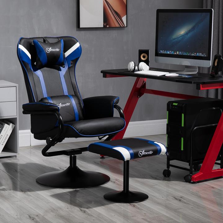 Produktbild Vinsetto Gamingsessel mit Hocker