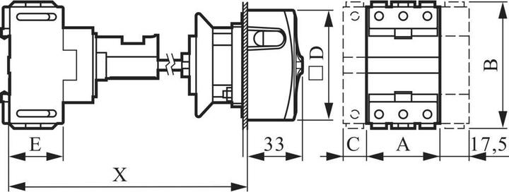 Actual product image Baco Switch disconnector lockable
