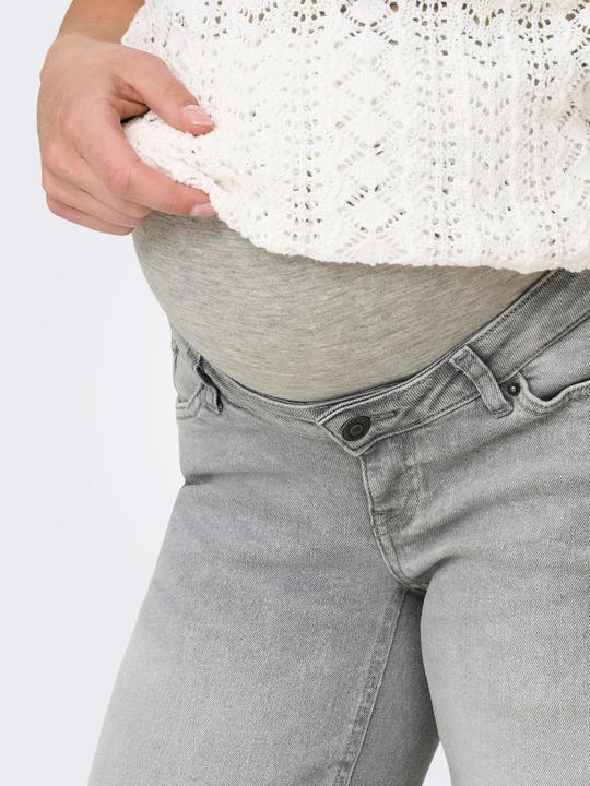 Actual product image Only Maternity OLMJUICY Hohe Taille Weiter Beinschnitt Jeans Jeans mit weitem Bein (32)