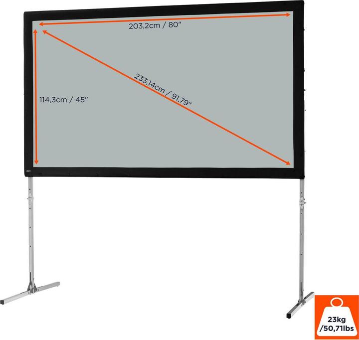 Image du produit Celexon Mobile Expert Folding Frame Screen - Écran de projection (91.34", 16:9)