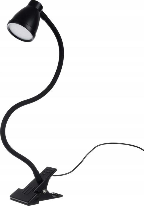 Produktbild Konjac Sponge Tischlampe mit Clip – schwarz isoxis 19454