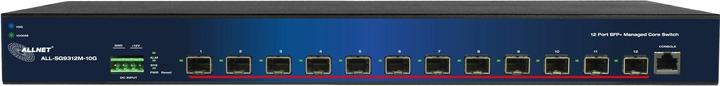 Produktbild Allnet Switch smart managed Layer2 12 Port o 12x 12 SFP+ 10GbE o 19" o ALL-SG9312M-10G o Core-Switch (12 Ports)
