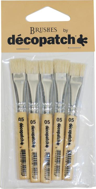 Décopatch Pinceau en soie Pack n° 5 (10 mm)