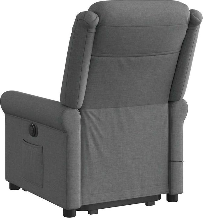 Produktbild VidaXL Massagesessel mit Aufstehhilfe Dunkelgrau Stoff