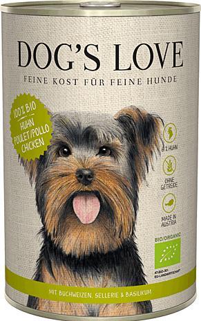 Produktbild Dog's love BIO Truthahn, Amaranth, Kürbis & Petersilie (Adult, 1 Stk., 400 g)