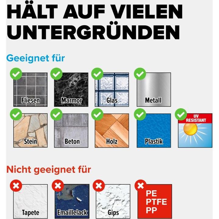 Produktbild tesa SPAA Duschstange inkl. Klebelösung ohne Bohren