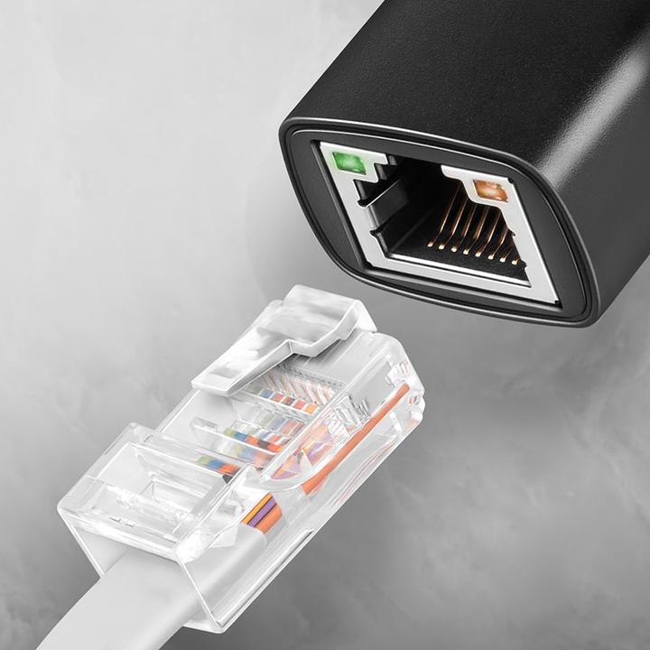 Actual product image Axagon ADE-AR, USB-A 3.2 Gen 1 - Gigabit Ethernet s????ov?? karta, Realtek 8153, auto instal (USB 3.0, RJ45 Gigabit Ethernet (1x))