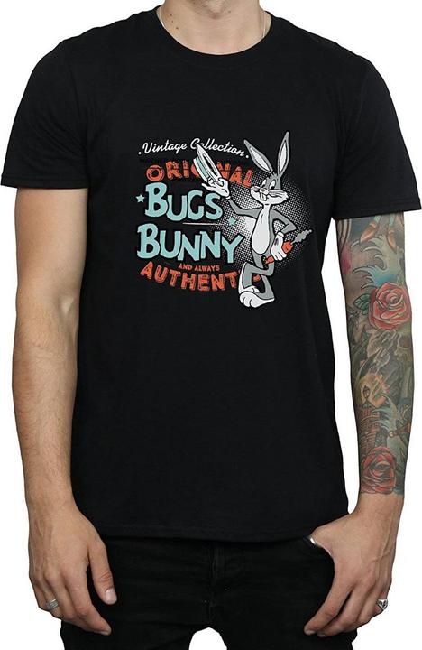 Immagine prodotto Looney Tunes Maglietta in cotone vintage Bugs Bunny (S)