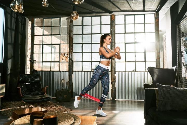 Produktbild Gorilla Sports Resistance Band Set (0.50 m, Extra Leicht, Leicht, Mittel, Stark, Extra Stark)