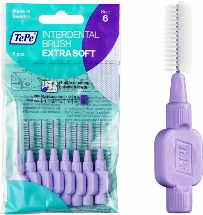 TePe Interdentalbürsten Extra Soft ISO 6 (8 x, 1.10 mm)