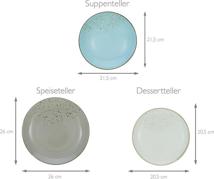 Actual product image CreaTable Nature Collection (12 Piece)
