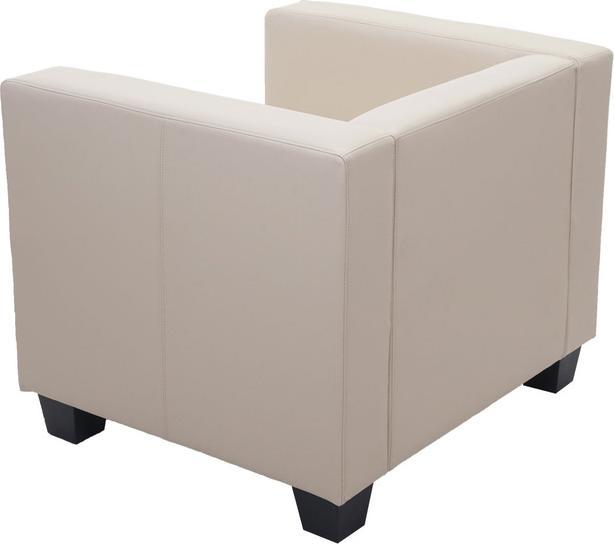 Produktbild Swisshandel24 Sessel Loungesessel Lille Leder, creme