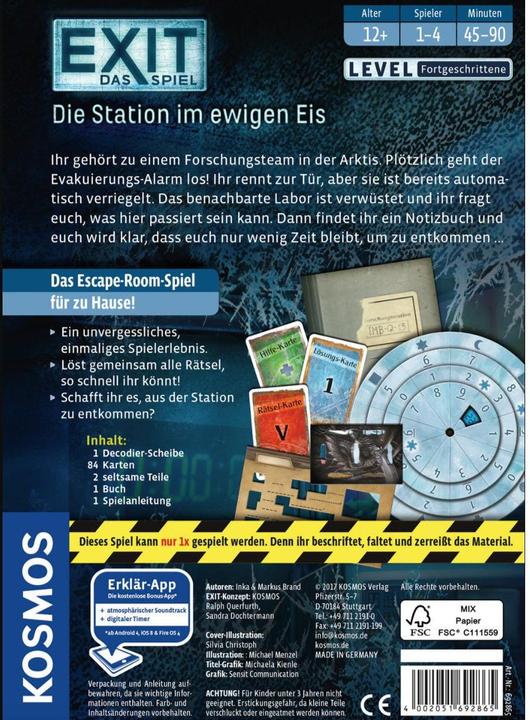 Productafbeelding Kosmos Exit - Het station in het eeuwige ijs (Duits)