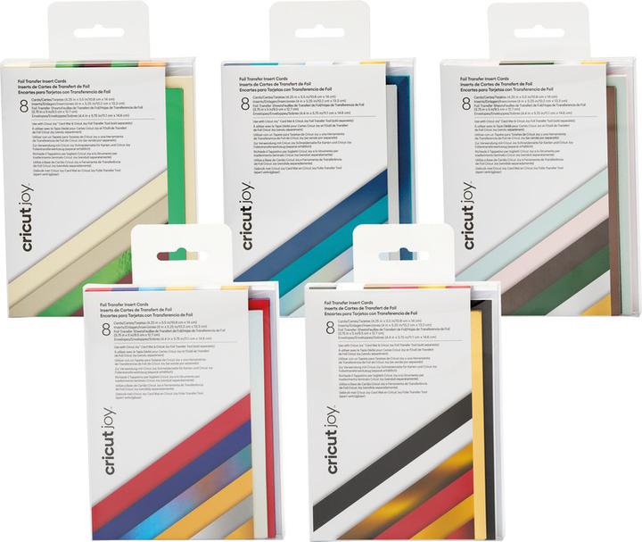 Actual product image Cricut Blank Card Joy 10.8 x 14 cm Transfer, Cream/Khaki, 8 pieces (8 pcs.)
