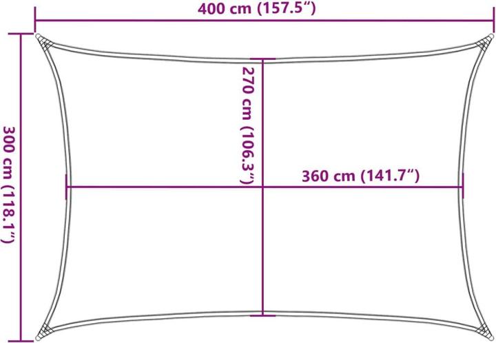 Actual product image VidaXL Awning (300 x 400 cm)