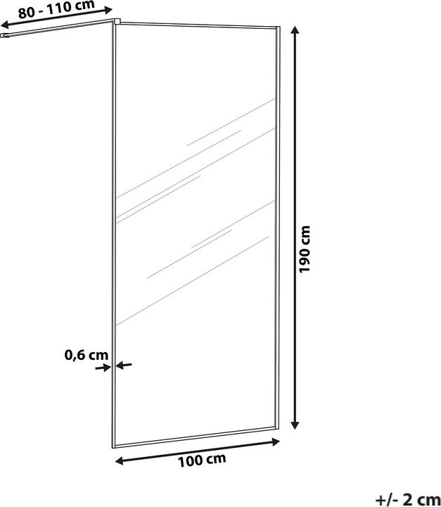 Image du produit Beliani Waspam (100 cm, 100 cm, 190 cm)