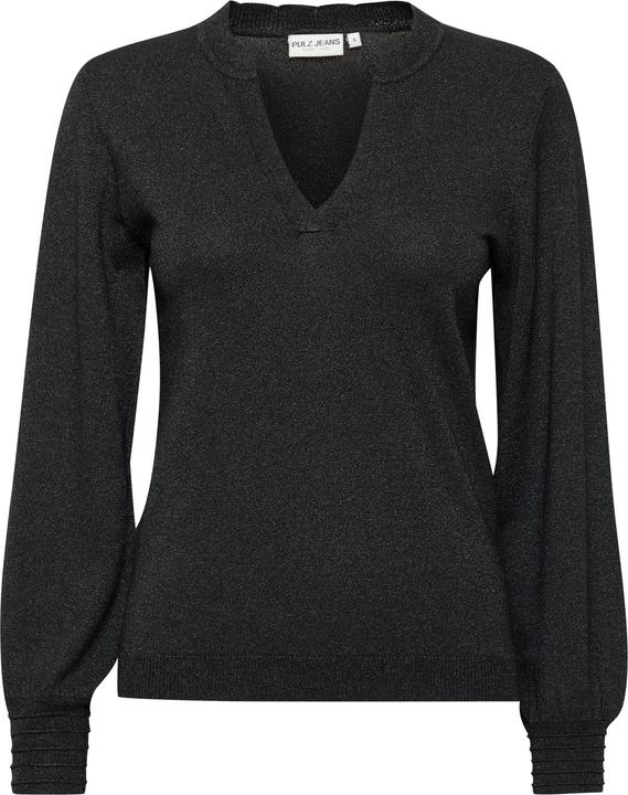 Pulz Jeans Pulz - PZSARA Vneck Glitter Pullover - Pullover - 50207855