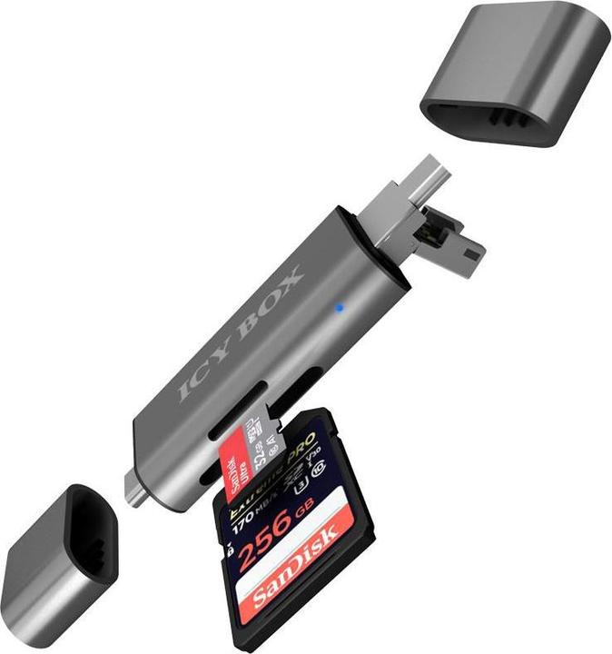 Icy Box Ib-Cr200-C Sd (USB, USB 2.0 Micro-B)