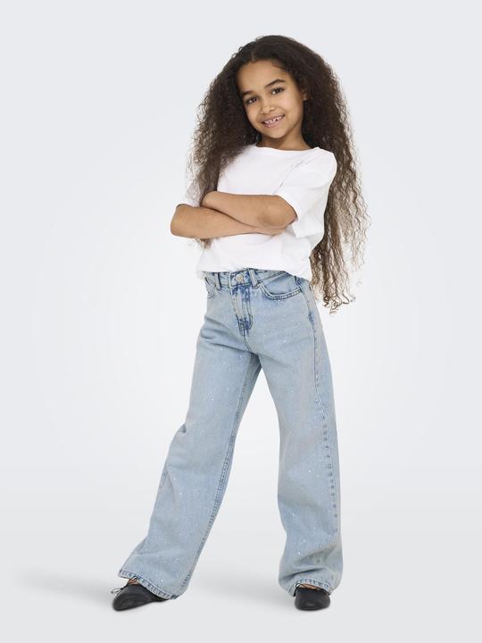 Produktbild Only KOGCOBAIN Gerade geschnitten Jeans Jeans mit weitem Bein (140)