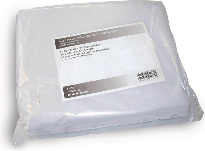 Produktbild Ideal Einwegplastiksäcke für Aktenvernichter, 50 Stück (50 x, 130 l)