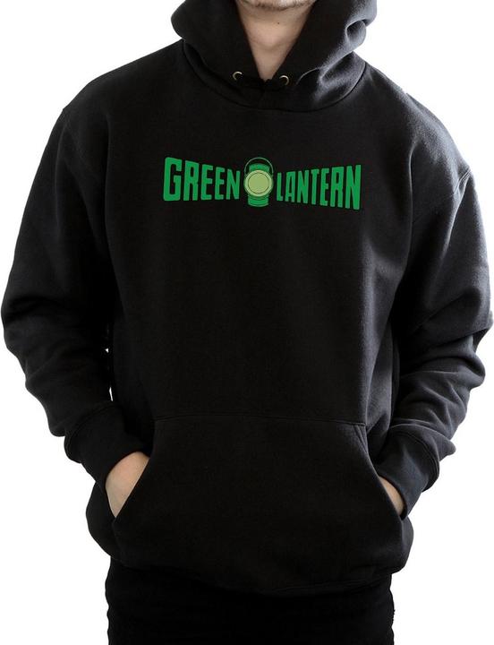 Produktbild Green Lantern Text Logo Kapuzenpullover (L)