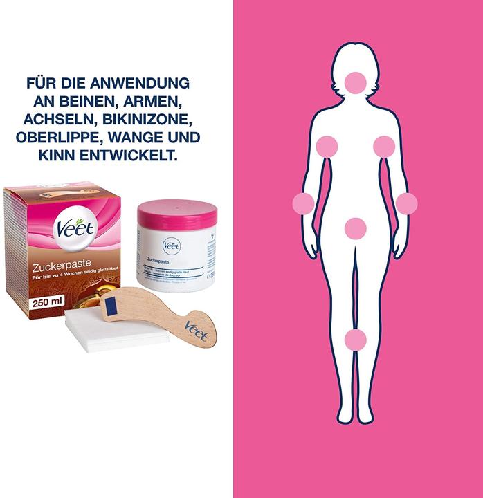 Immagine prodotto Veet 2er Pack Sugaring Zuckerpaste zur Haarentfernung (500 ml, 2 x)