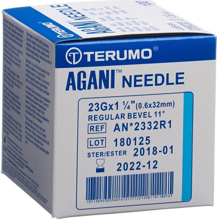 Immagine prodotto Terumo Agani cannula monouso 23G 0,6x32mm blu (100 pz)