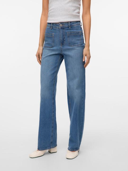 Produktbild Vero Moda VMTESSA Hohe Taille Weiter Beinschnitt Jeans Weit geschnitten (W28/L30)