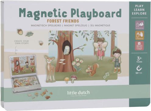 Produktbild Little Dutch Magnet Puzzle Forest Friends FSC