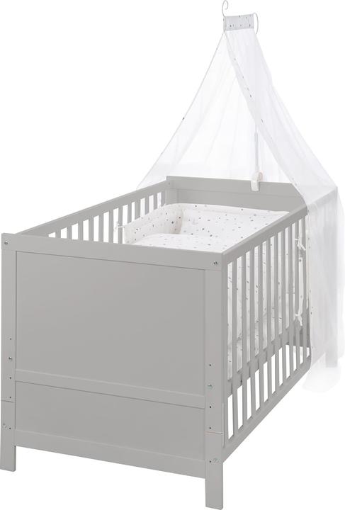Roba Kinderbettset, 70 x 140 cm Sternenzauber grau (70 x 140 cm)