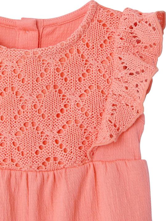Actual product image Vertbaudet Mädchen Baby Overall mit gehäkeltem Oberteil (74)