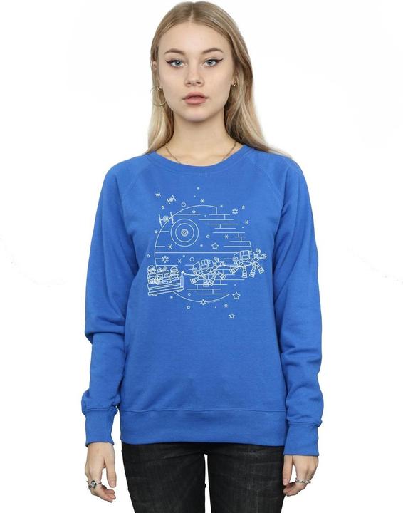 Immagine prodotto Star Wars Death Star Sleigh Felpa Donna (L)